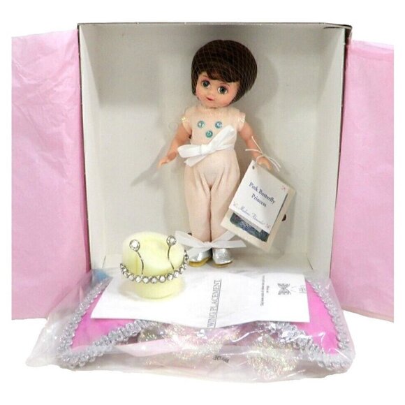 MADAME ALEXANDER Pink Butterfly Princess 8" doll 25675 vintage 1999 NEW OPEN BOX - Picture 1 of 7